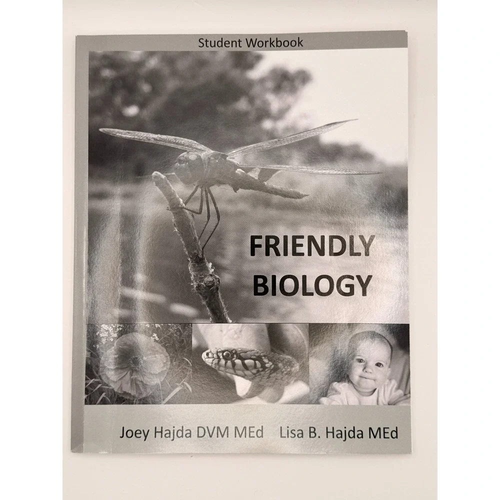 Friendly Biology Secular Version Homeschool Science Textbook Workbook Tests Joey
